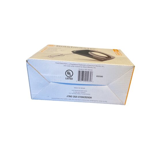 Toastmaster 5 Speed Hand Mixer - Adjustable Speed Thumb-Tip Controls Easy Grip H - Picture 5 of 6